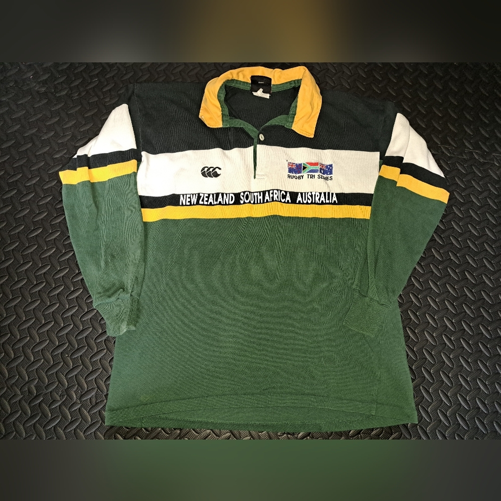 Rare Vintage 90s tri series New zealand × south africa × Australia rugby jersey